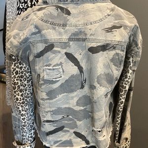 Brand New POL distressed Jean jacket